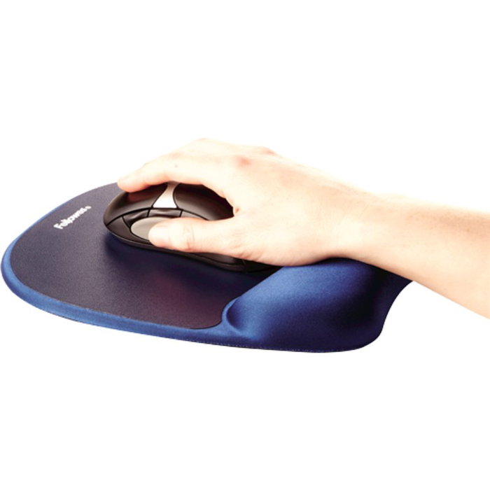 Fellowes Alfombrilla con Reposamuñecas Memory Foam Azul